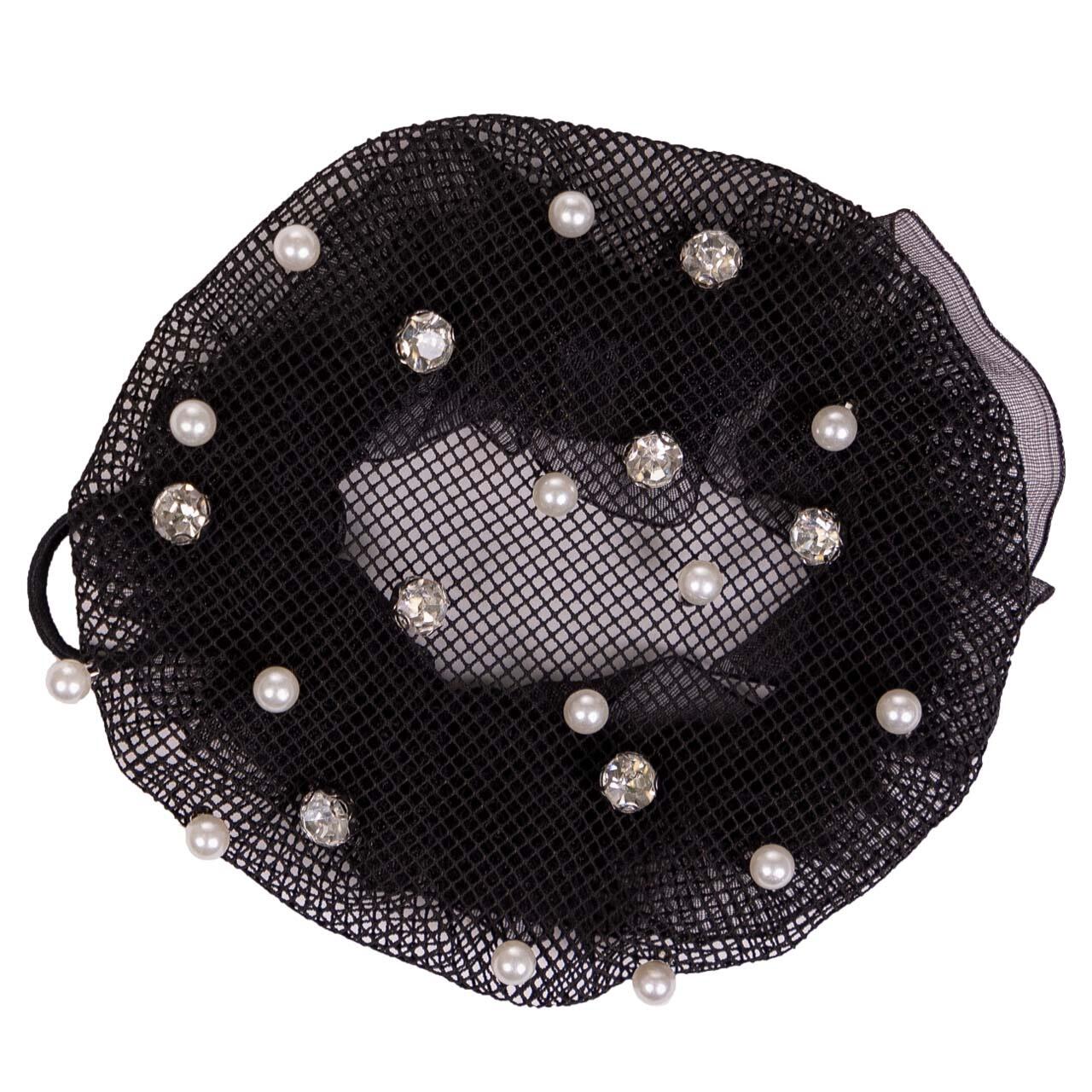 QHP Haarnet Twinkle - Zwart 2/3