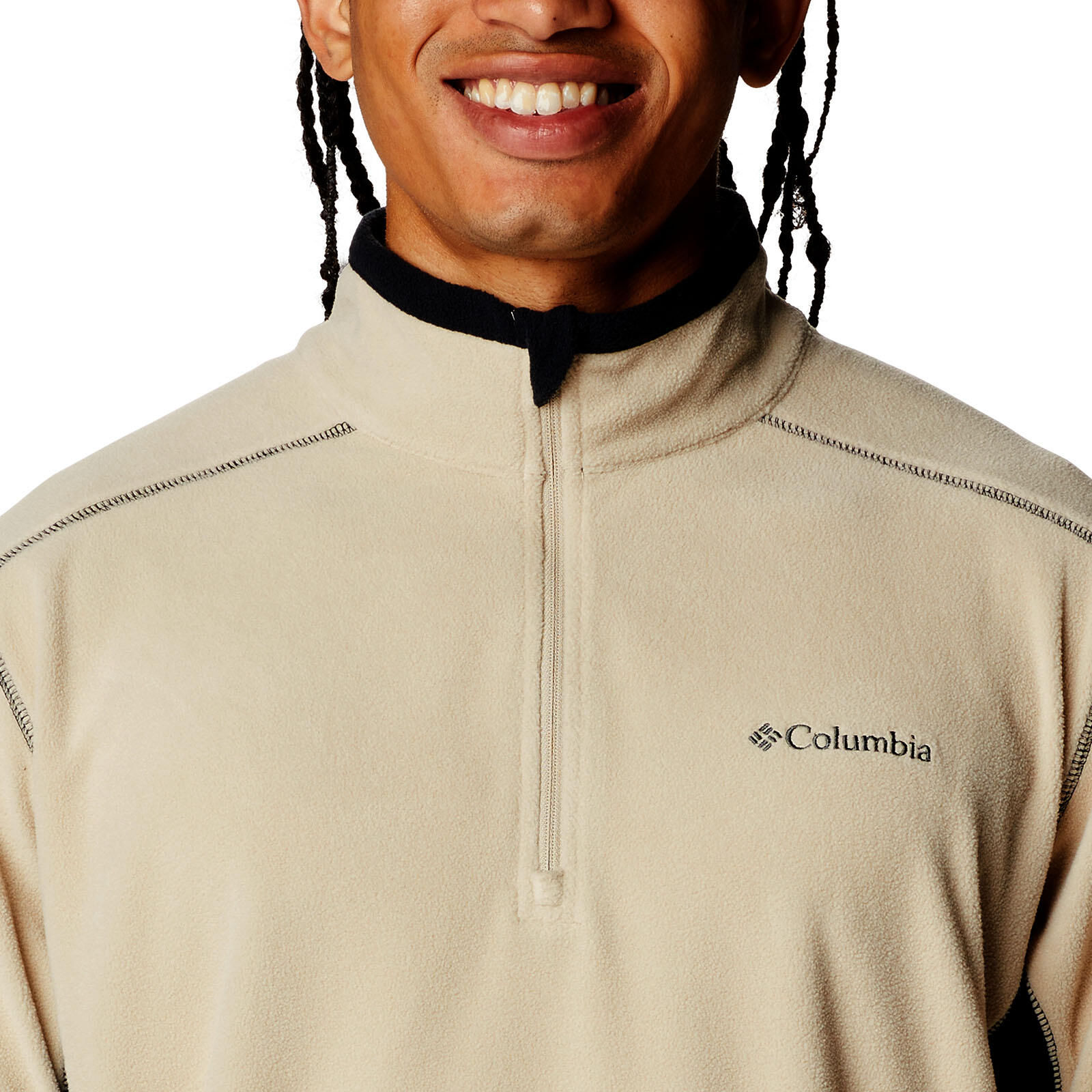 COLUMBIA Polaire Demi-zip Klamath Range™ II Homme - Ancient Fossil, Black 6/6
