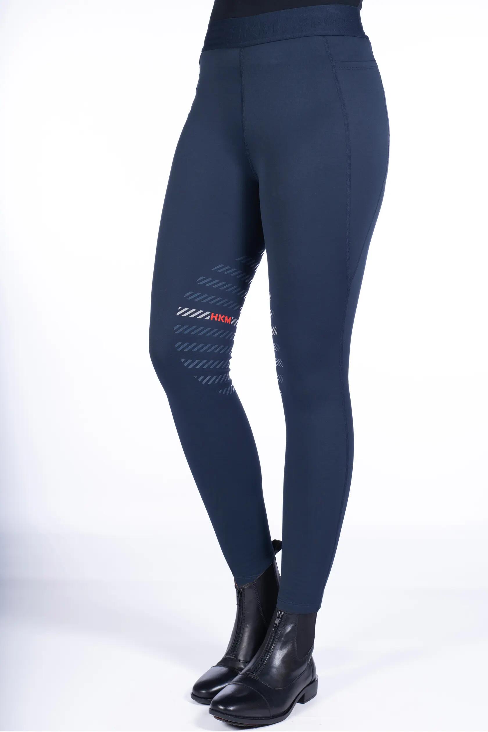 Leggings Sports basanes en tissu bleu foncé 2/6
