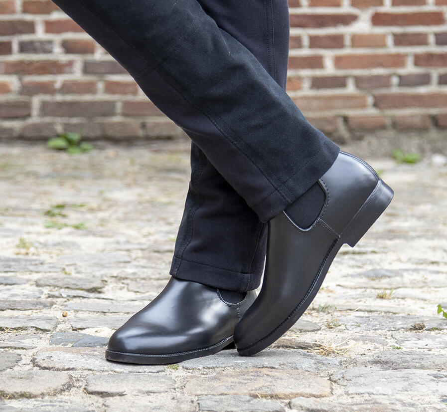 Jodhpurgummistiefel mit Elastikeinsatz 5/6