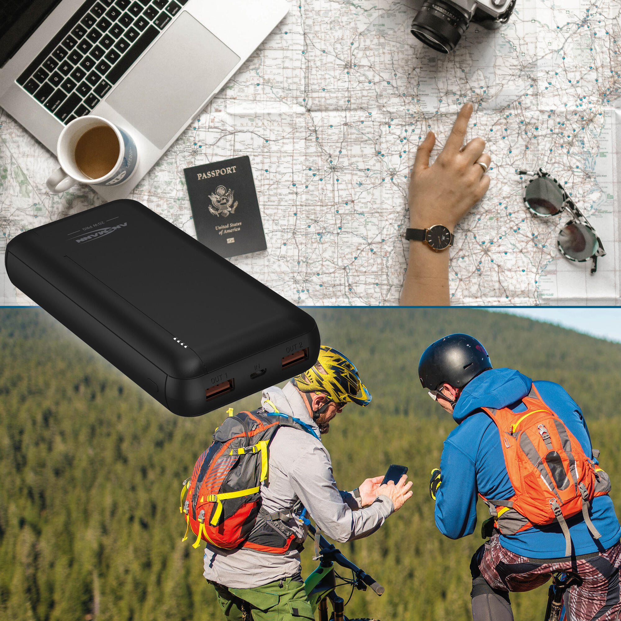 Ansmann PowerBank PB320PD 20000 mAh 4/7