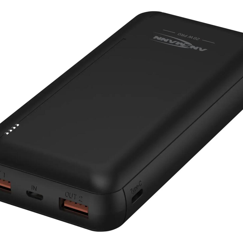 Ansmann Powerbank PB320PD 20000 mAh USB-C PD & 2x USB-A QC3.0