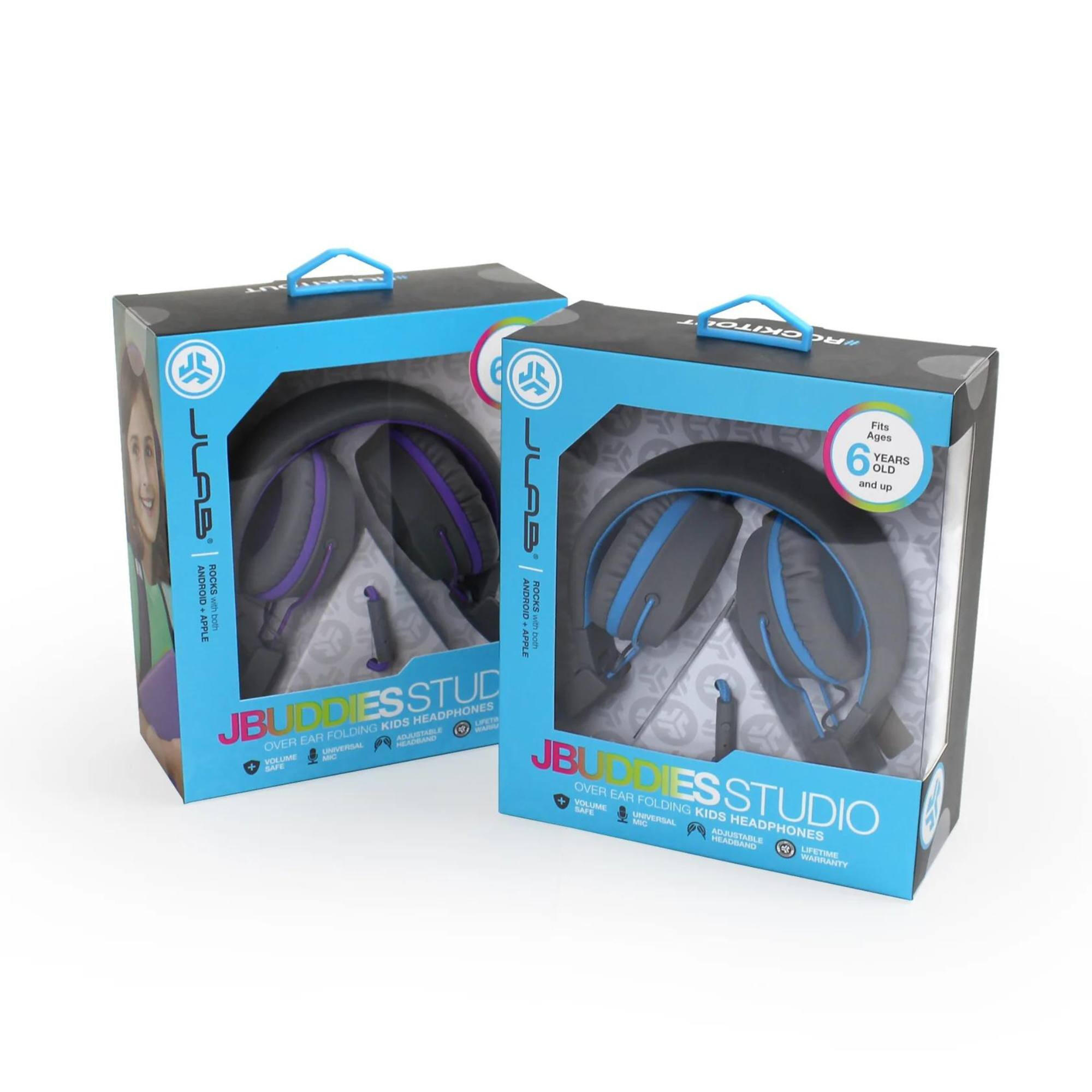 JLab JBuddies Studio Auriculares para Niños Plegables - Gris Azulado 7/7