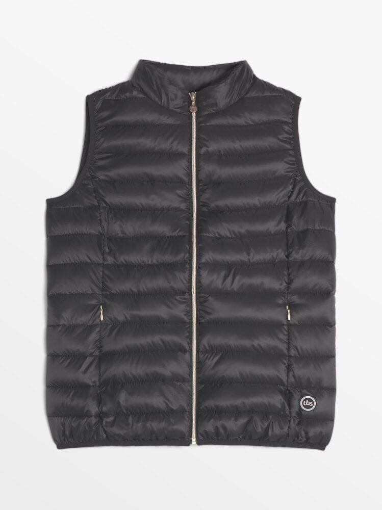 Piumino smanicato nero da donna TBS Naelisan 2/5