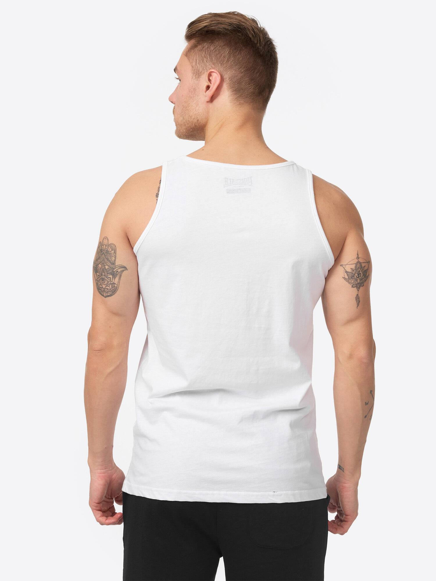 LONSDALE Heren singlet slim fit double pack BIGGIN 4/6
