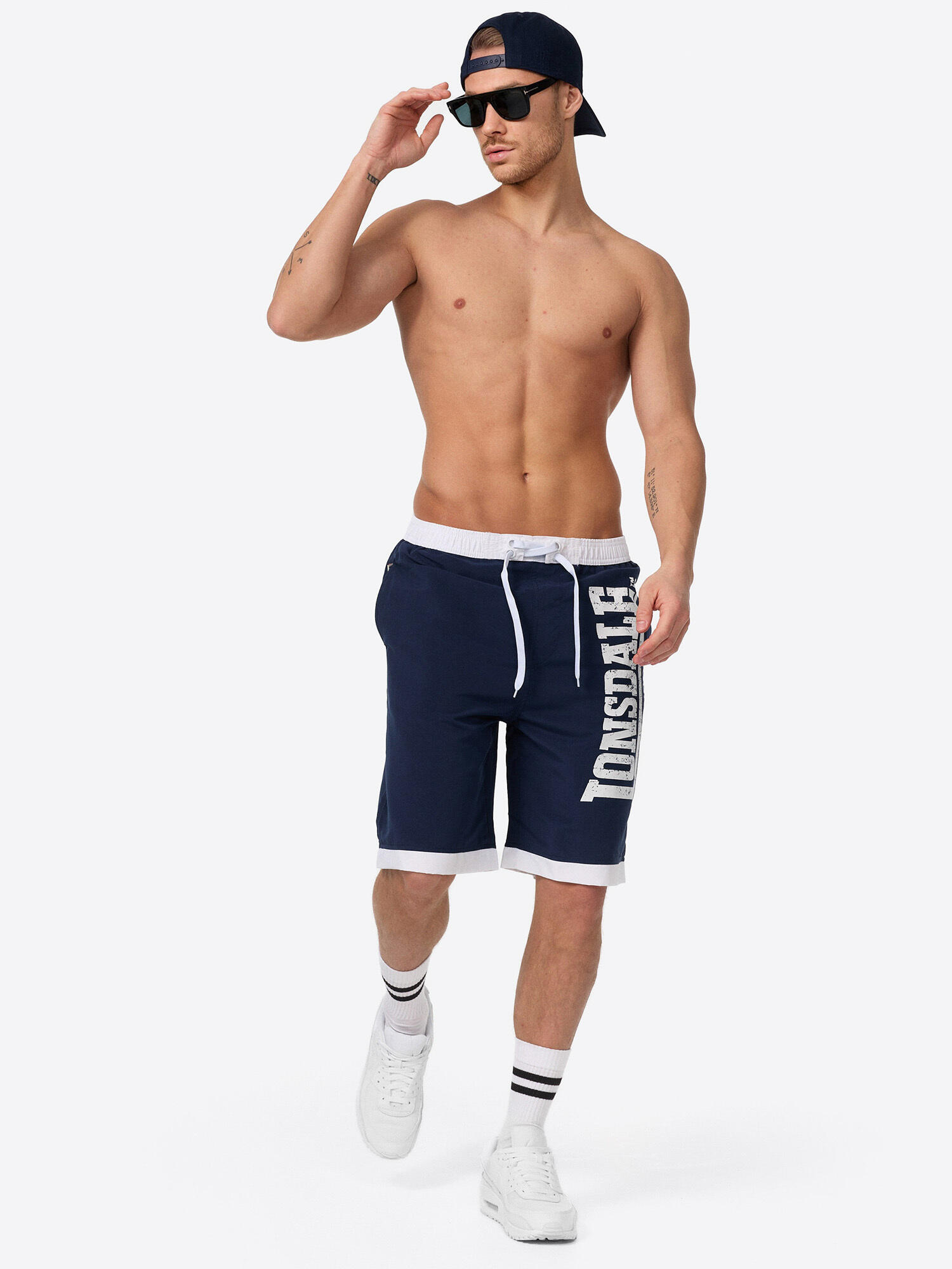 LONSDALE Strandshort heren regular fit CLENNELL 3/5