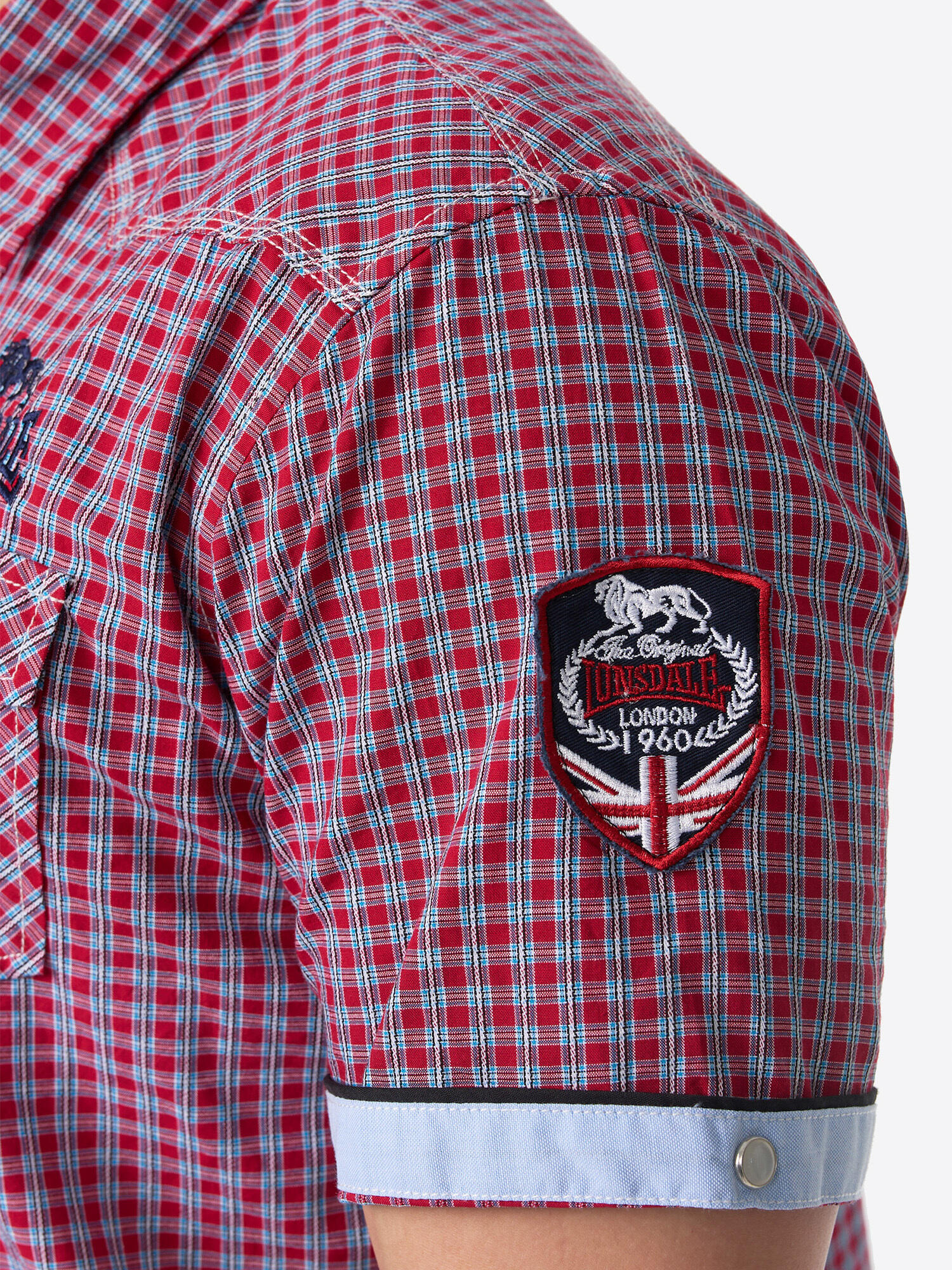 LONSDALE Herenoverhemd korte mouw slim fit BERNY 5/5