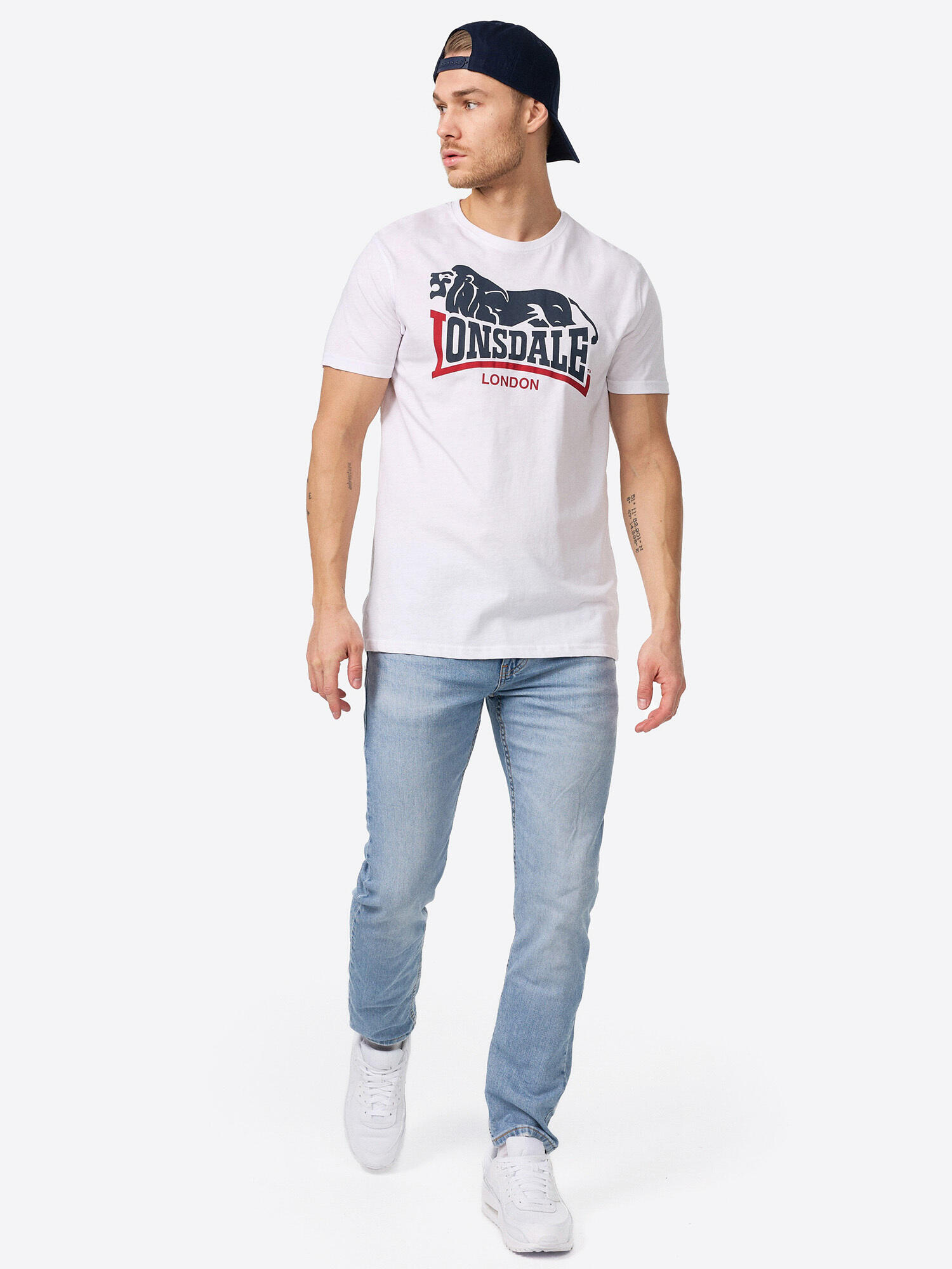 LONSDALE Herren T-Shirt normale Passform Doppelpack LOSCOE 3/6