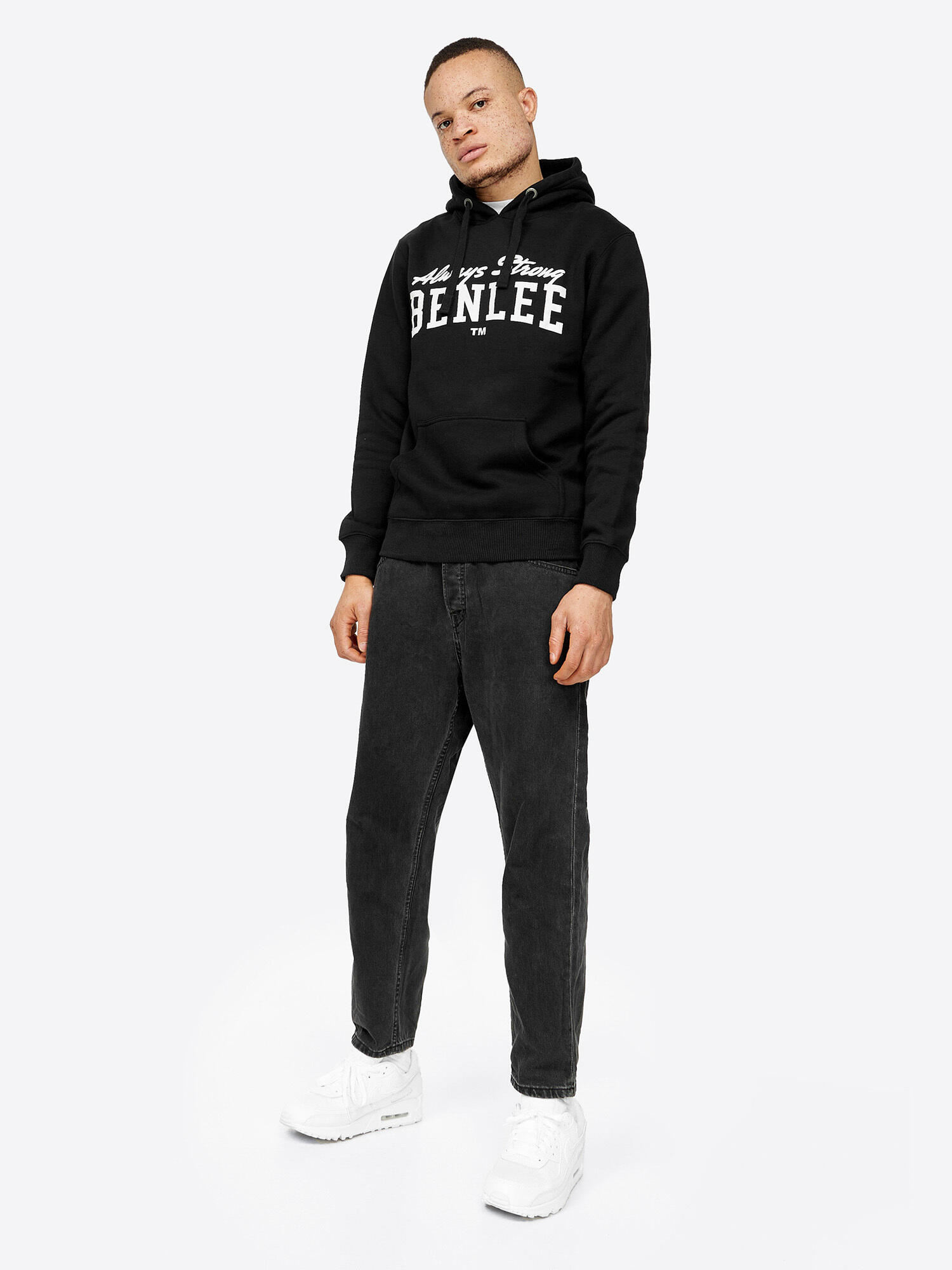 BENLEE Heren sweatshirt met capuchon slim fit HOOD STRONG 3/5