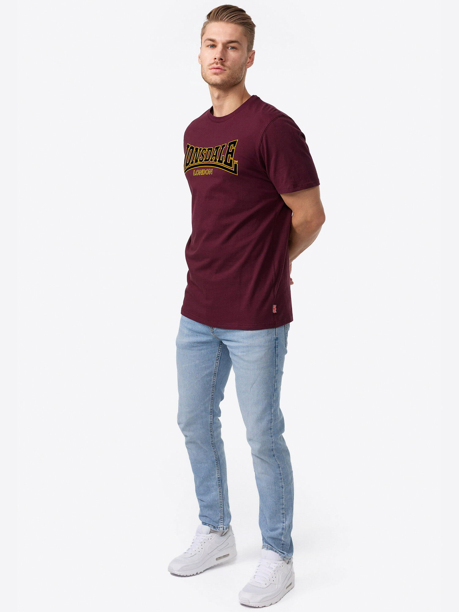 T-shirt crop justo Lonsdale Classic 3/5
