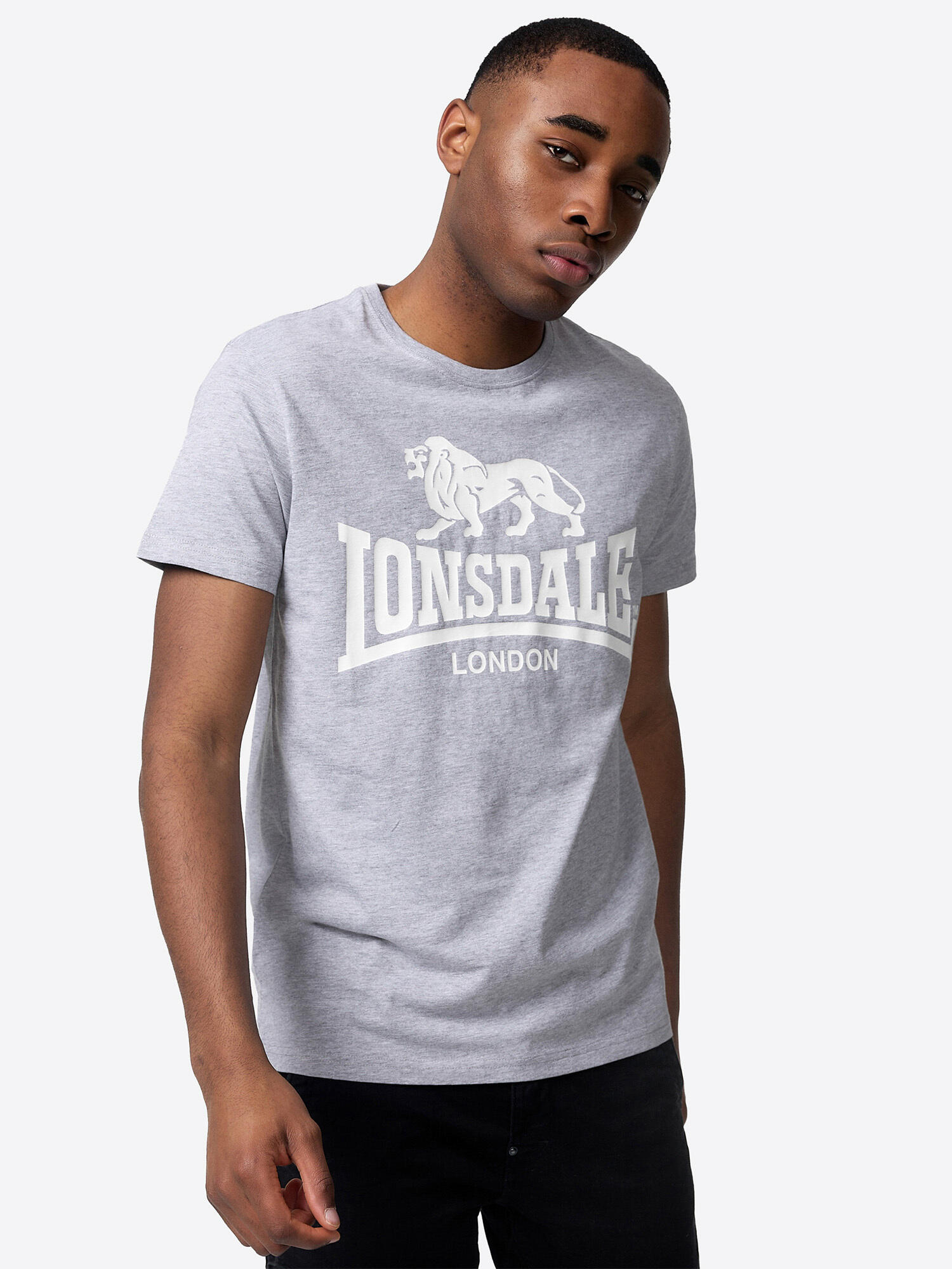 LONSDALE Heren-T-shirt, regular fit dubbelpak KELSO 6/6