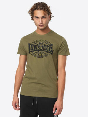 Lonsdale heren-t-shirt. regular fit dubbelpak morham
