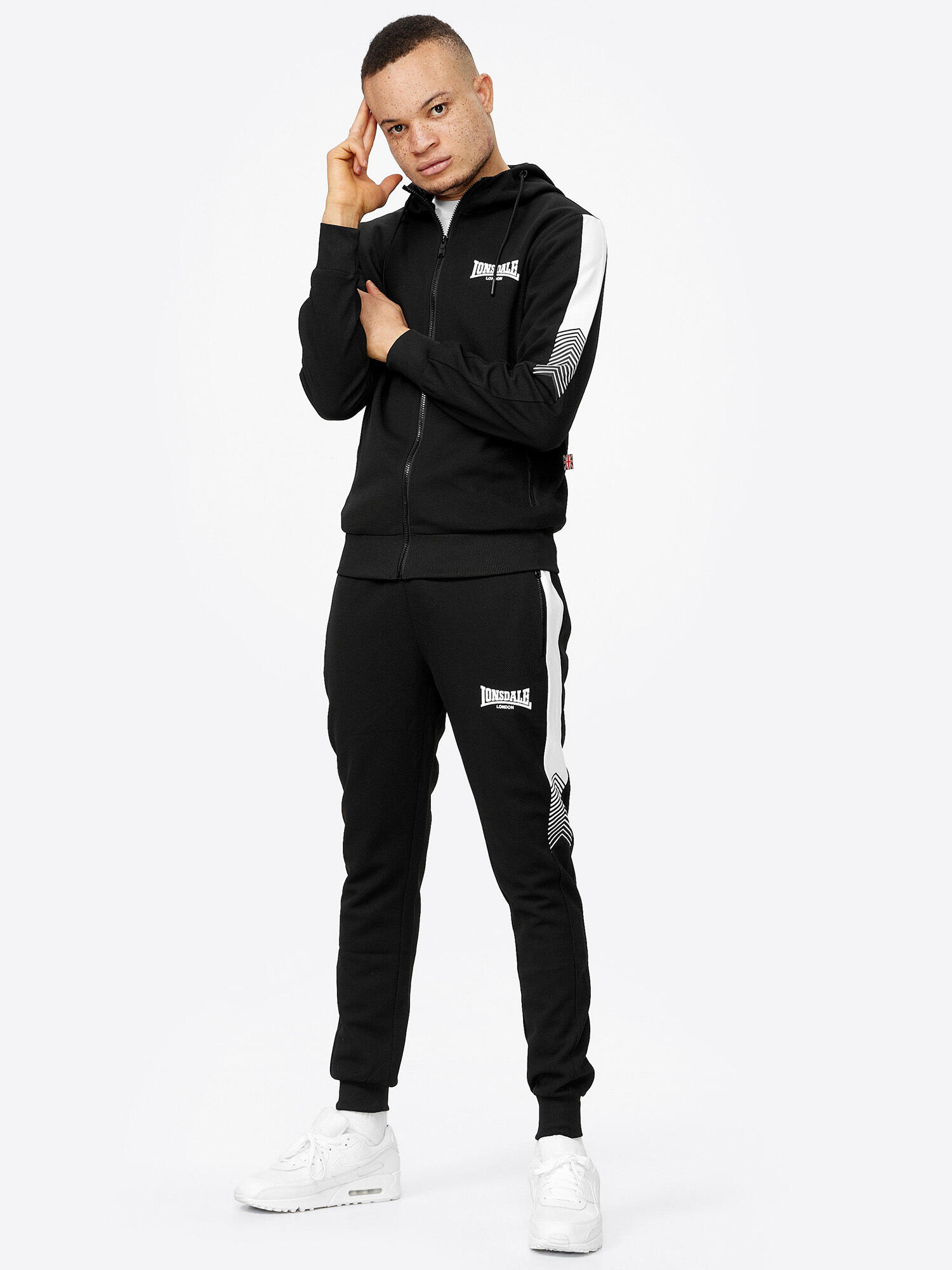 Survêtement à capuche regular fit Lonsdale Marthal 3/5