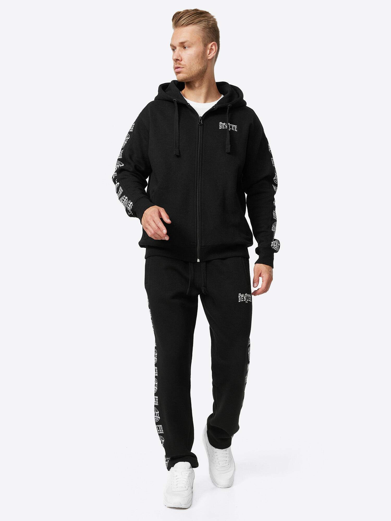 Sweatshirt à capuche avec fermeture éclair coupe classique Lonsdale Kempton 3/5