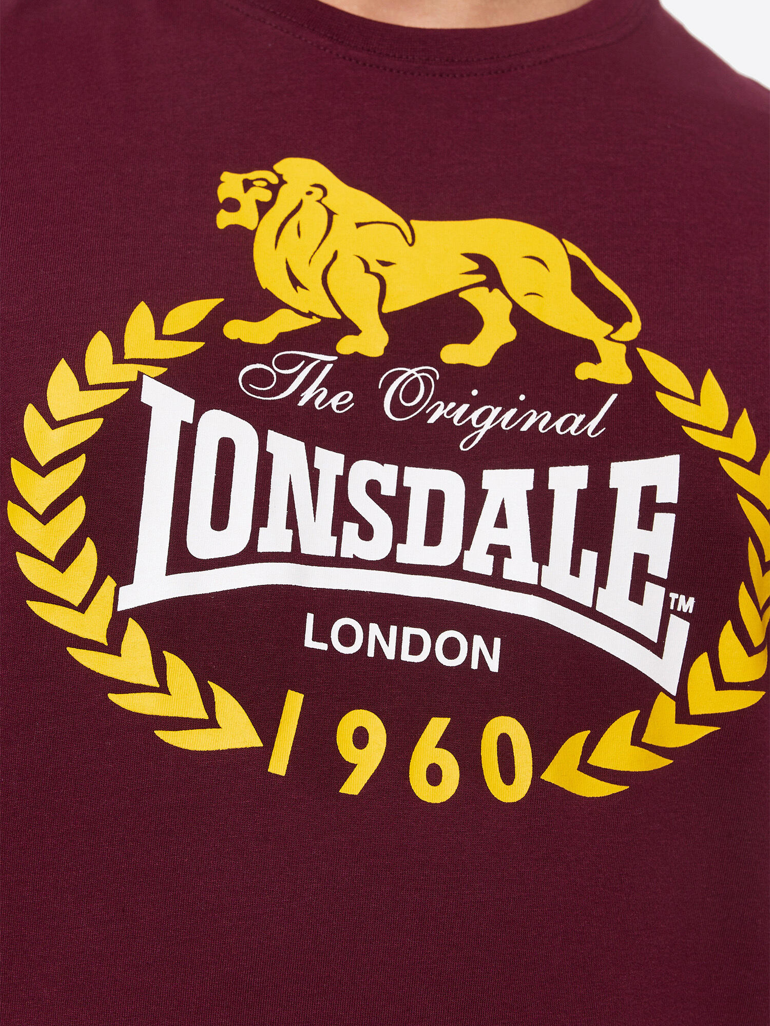LONSDALE Heren-T-shirt, regular fit dubbelpak ECCLAW 5/6