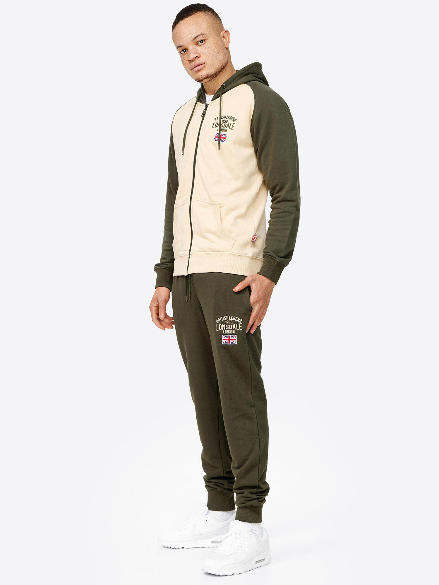 LONSDALE Heren trainingspak slim fit STRETTON 3/6