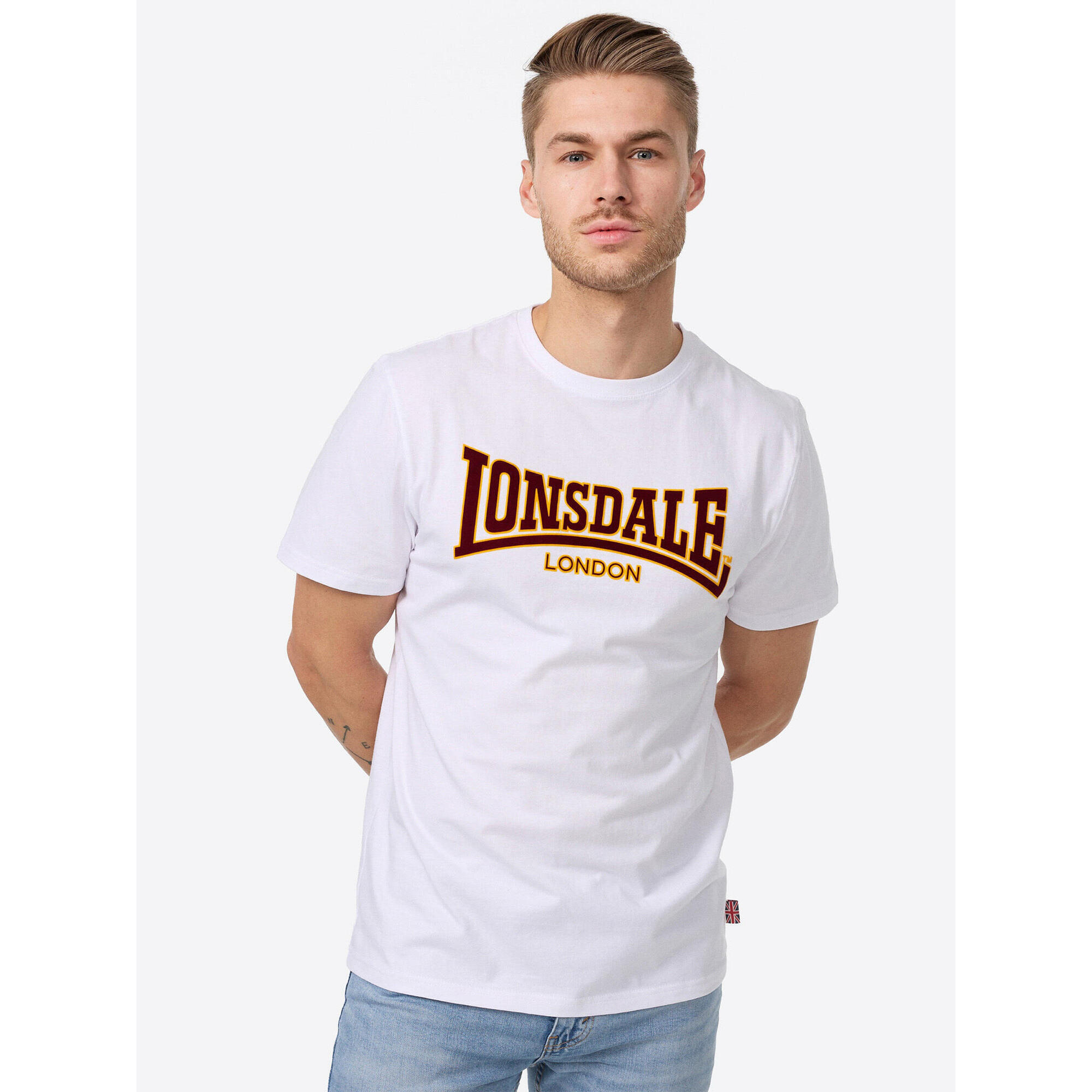 T-shirt o wąskim kroju Lonsdale Classic