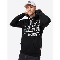 Sweatshirts polaires pour hommes Lonsdale Tadley Noir