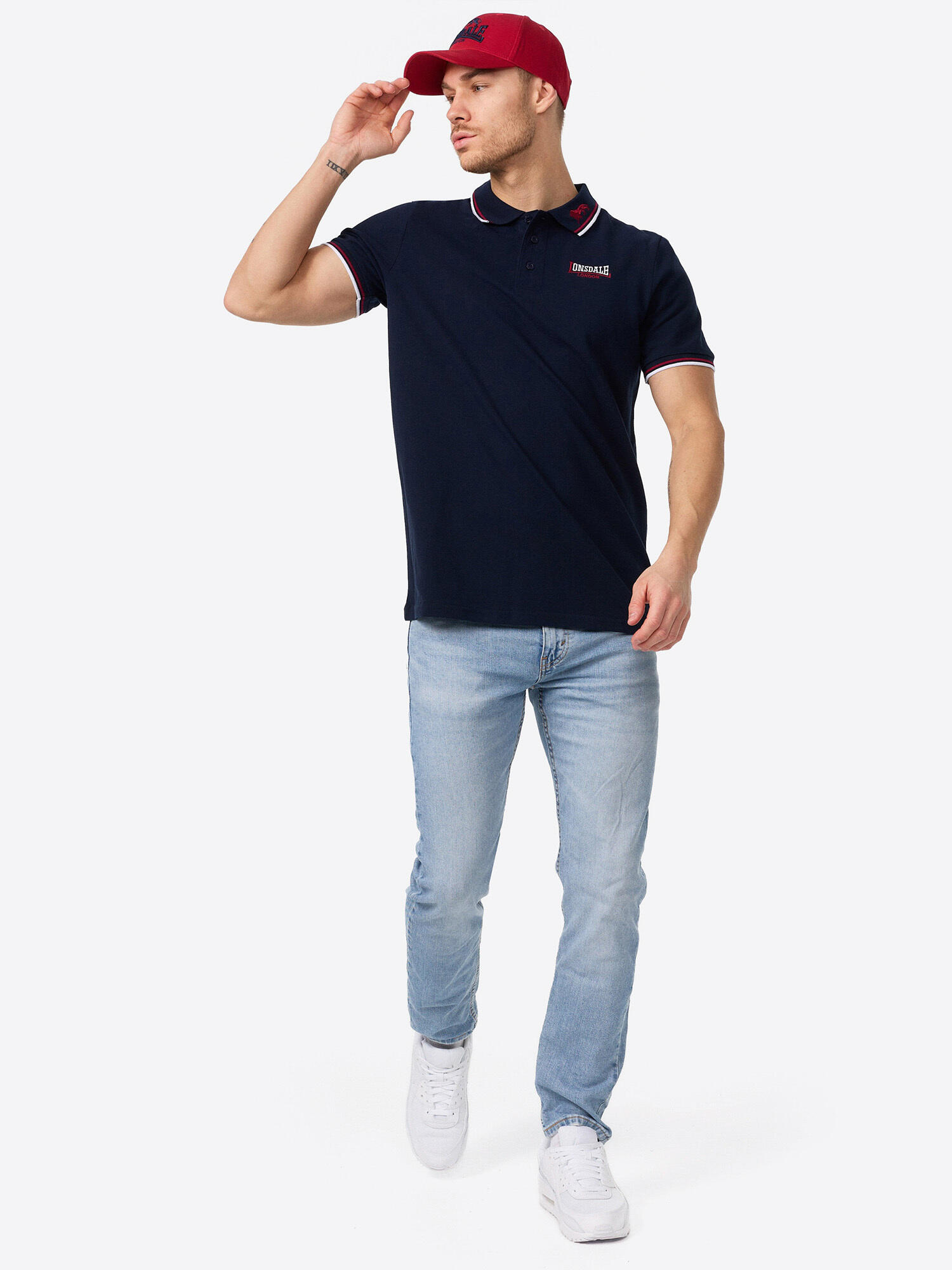 Polo per uomo Lonsdale leone marino 3/5