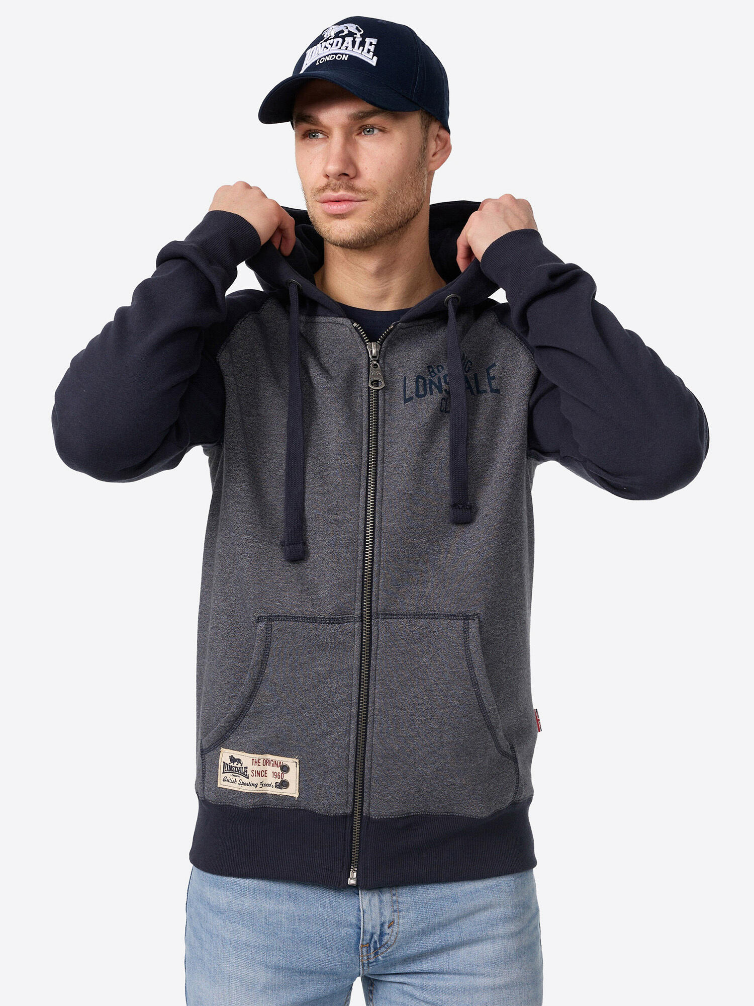 LONSDALE Zip-up hoodie Lonsdale Slough