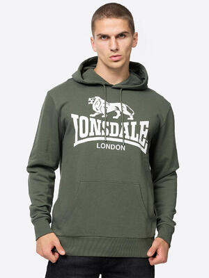 Lonsdale heren sweatshirt met capuchon regular fit sherborne