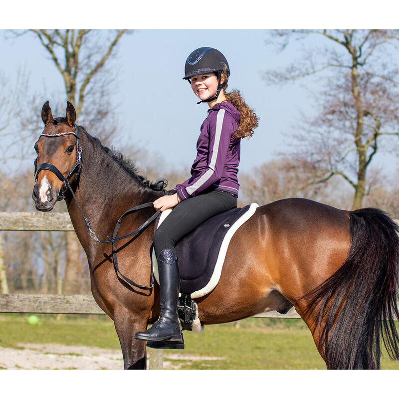 QHP Bareback Pad - Zwart (Full)