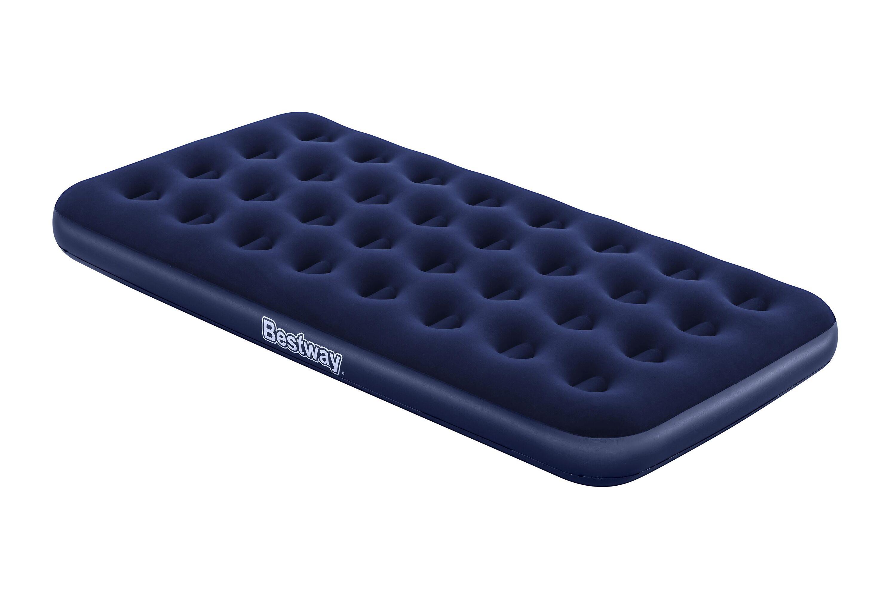Bestway 1.88m x 99cm x 22cm Air Mattress Twin Indoor/Outdoor Heavy Duty Camping