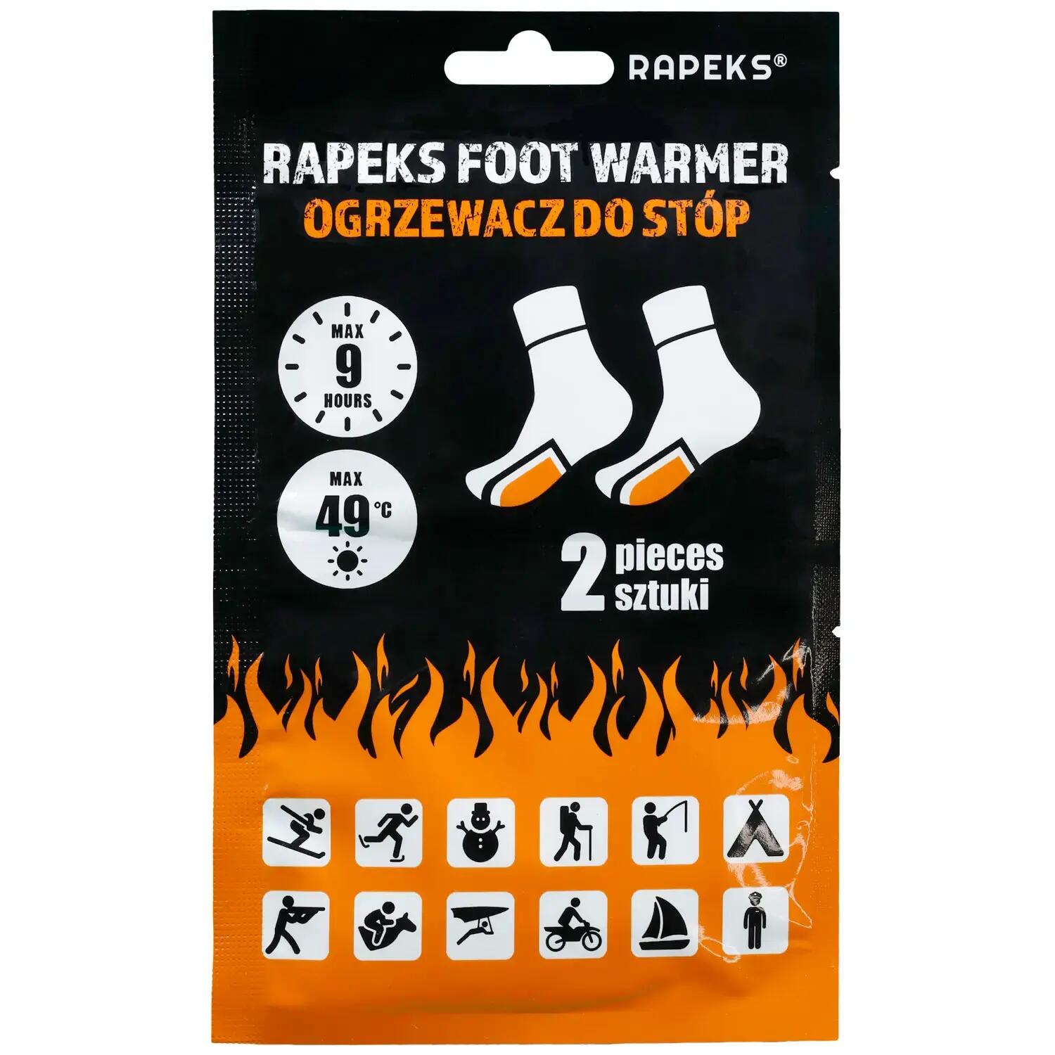Ogrzewacze do stóp i nóg Rapeks Foot Warmers 20 sztuk 6/7