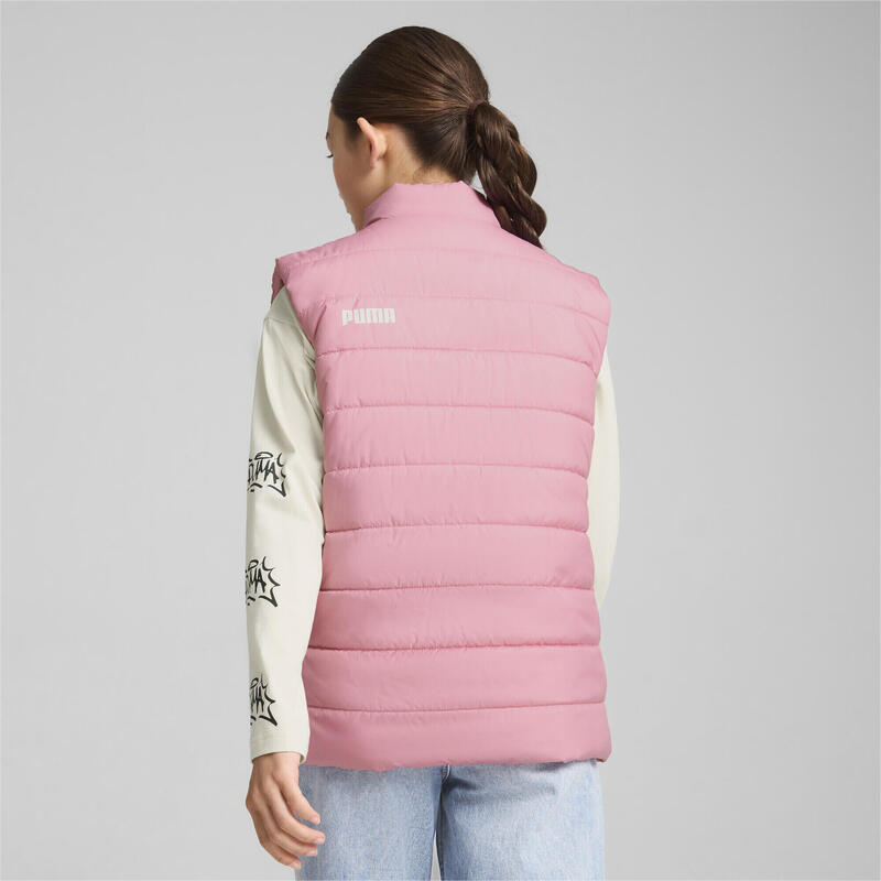 ESS gewatteerd vest voor jongeren PUMA Mauved Out Pink