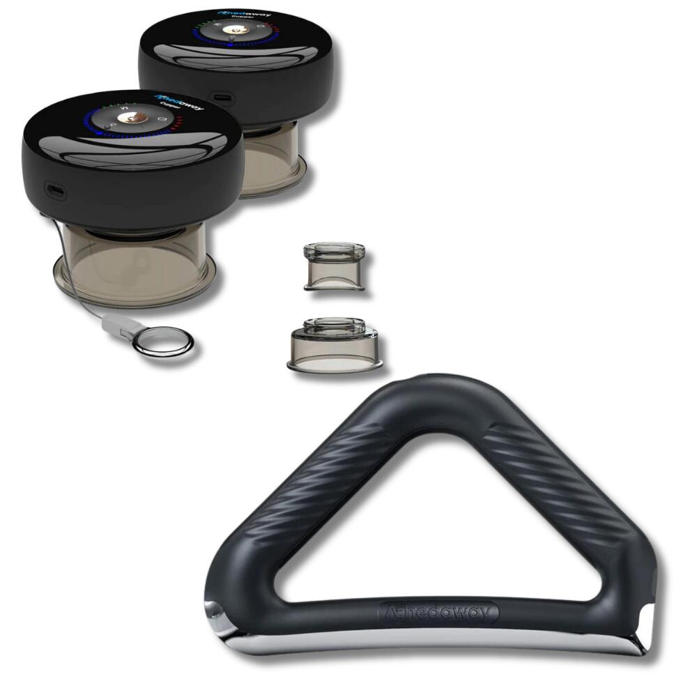 Achedaway 加熱 筋膜リリース　スクレイパー　温熱治療 Achedaway Heated Scraper Bundle - The world's first heated