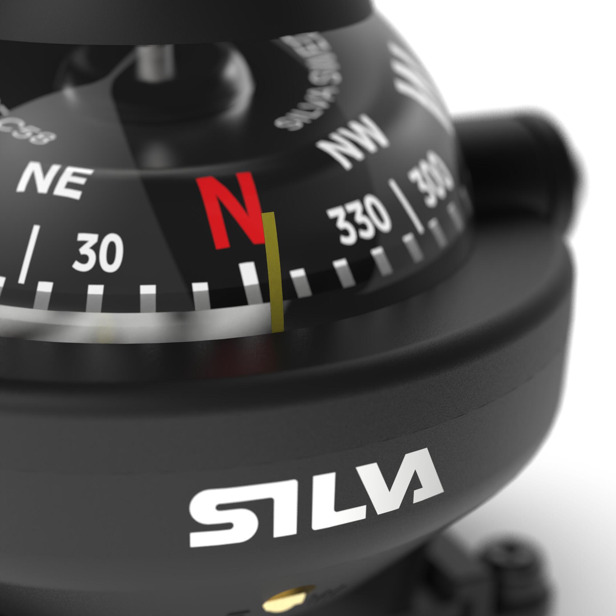 Brújula en la pinza con compensación e iluminación Silva 58 Star 3/5