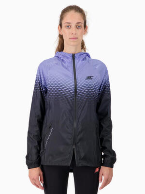 Abie Damen Sportwindjacke Schwarz-Pink