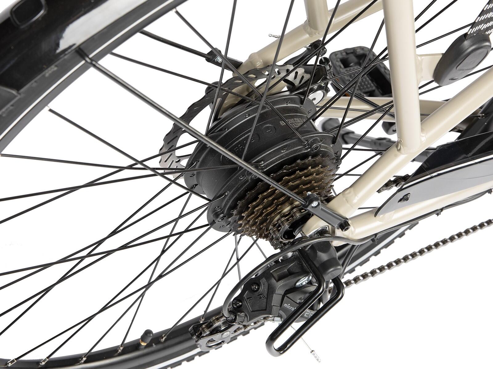 Villette L' Amant elektrische damesfiets 13Ah 7sp 28 inch greige 4/5