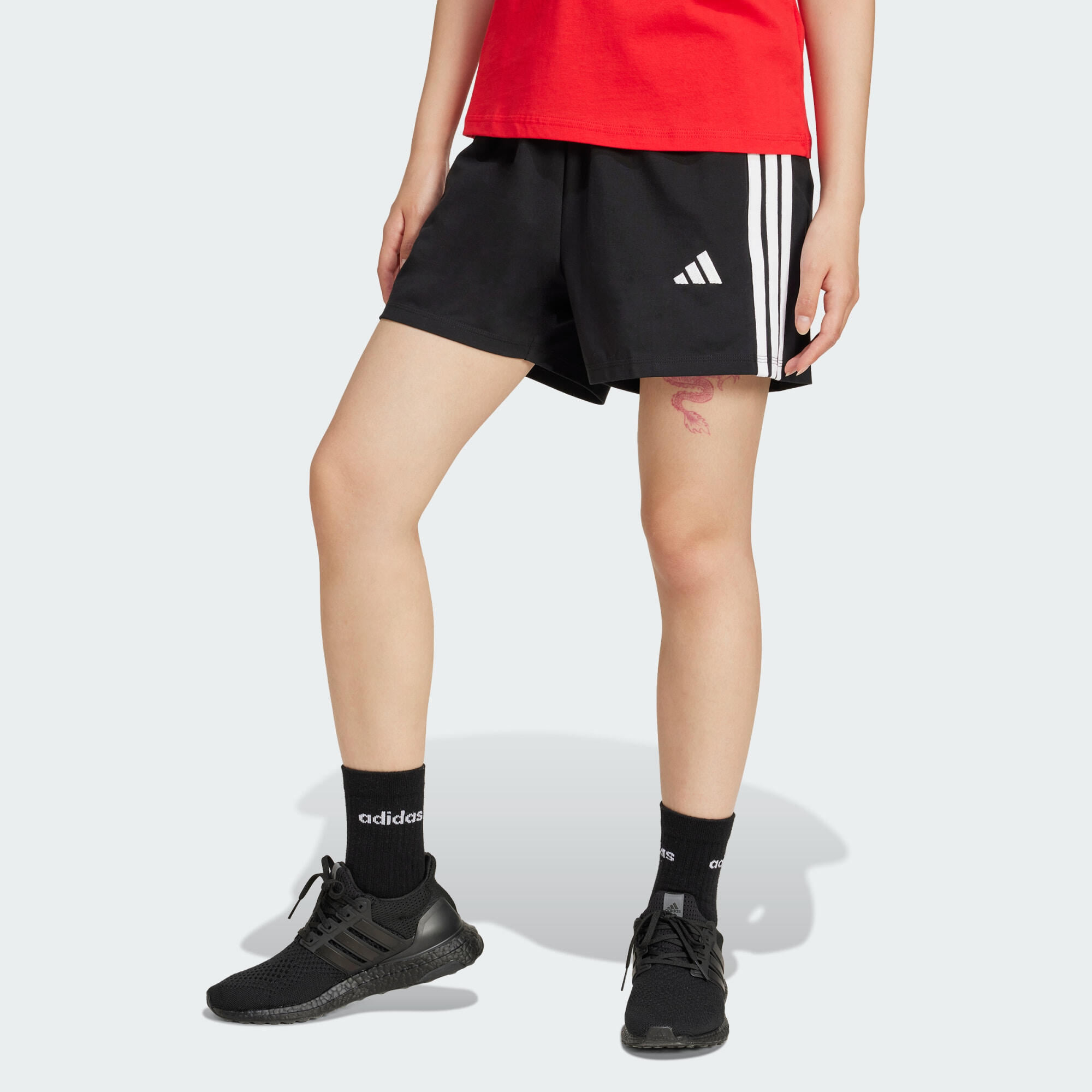 ADIDAS Šortky Essentials 3-Stripes Cotton