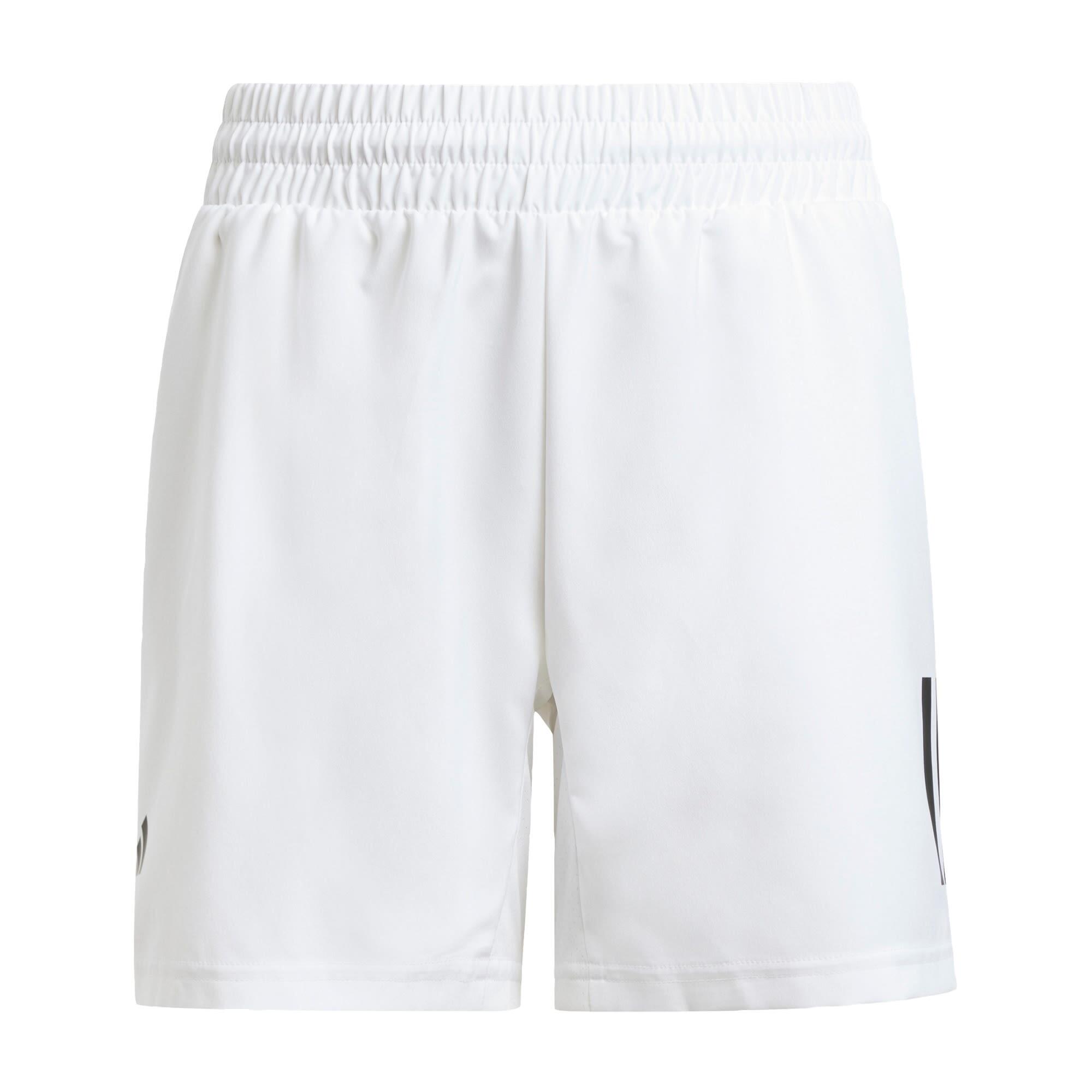 Adidas - Short 3 Bandes Club Tennis Enfants - Short - Blanc - 15-16 Ans - Decathlon