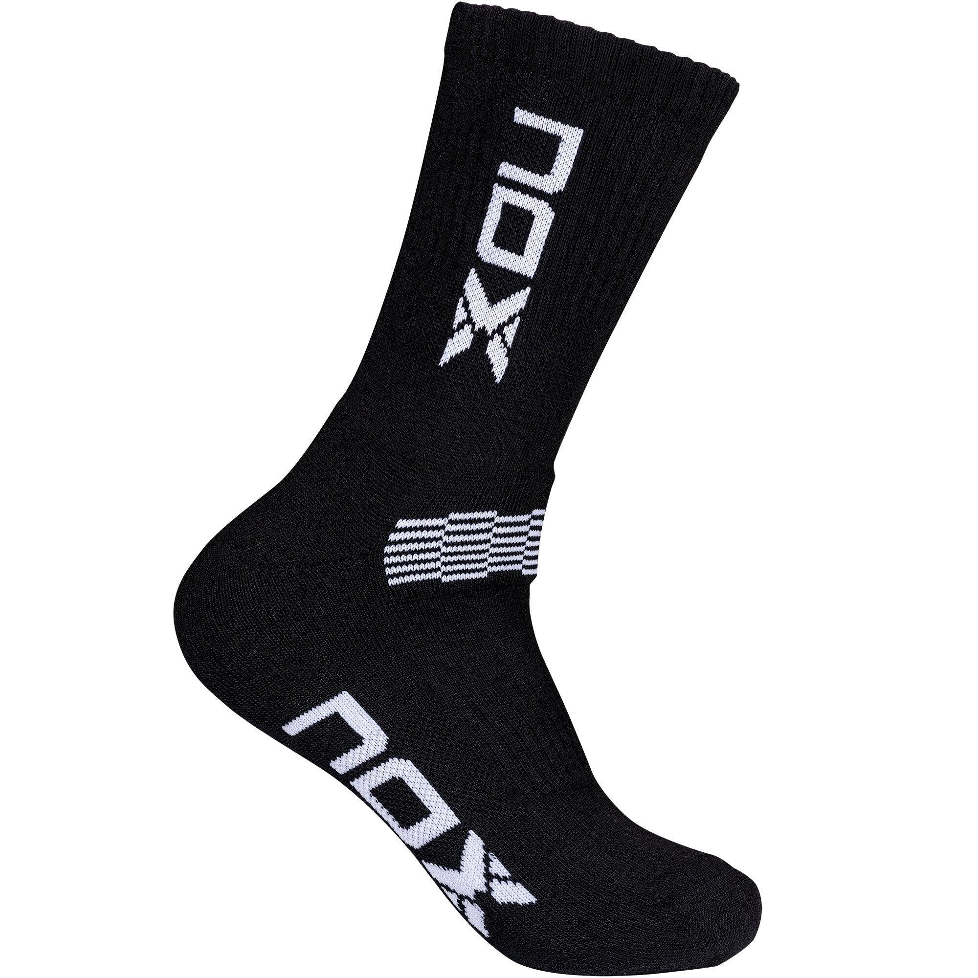 NOX Meias técnicas HALF-CAÑA pack preto/branco