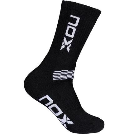 CHAUSSETTES DE PERFORMANCE NOX CREW NOIR/BLANC (1X)