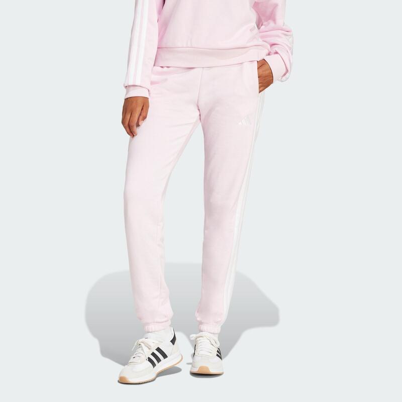Kalhoty Essentials 3-Stripes French Terry Cuffed