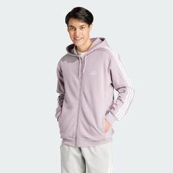 Veste à capuche entièrement zippée molleton 3 bandes Essentials