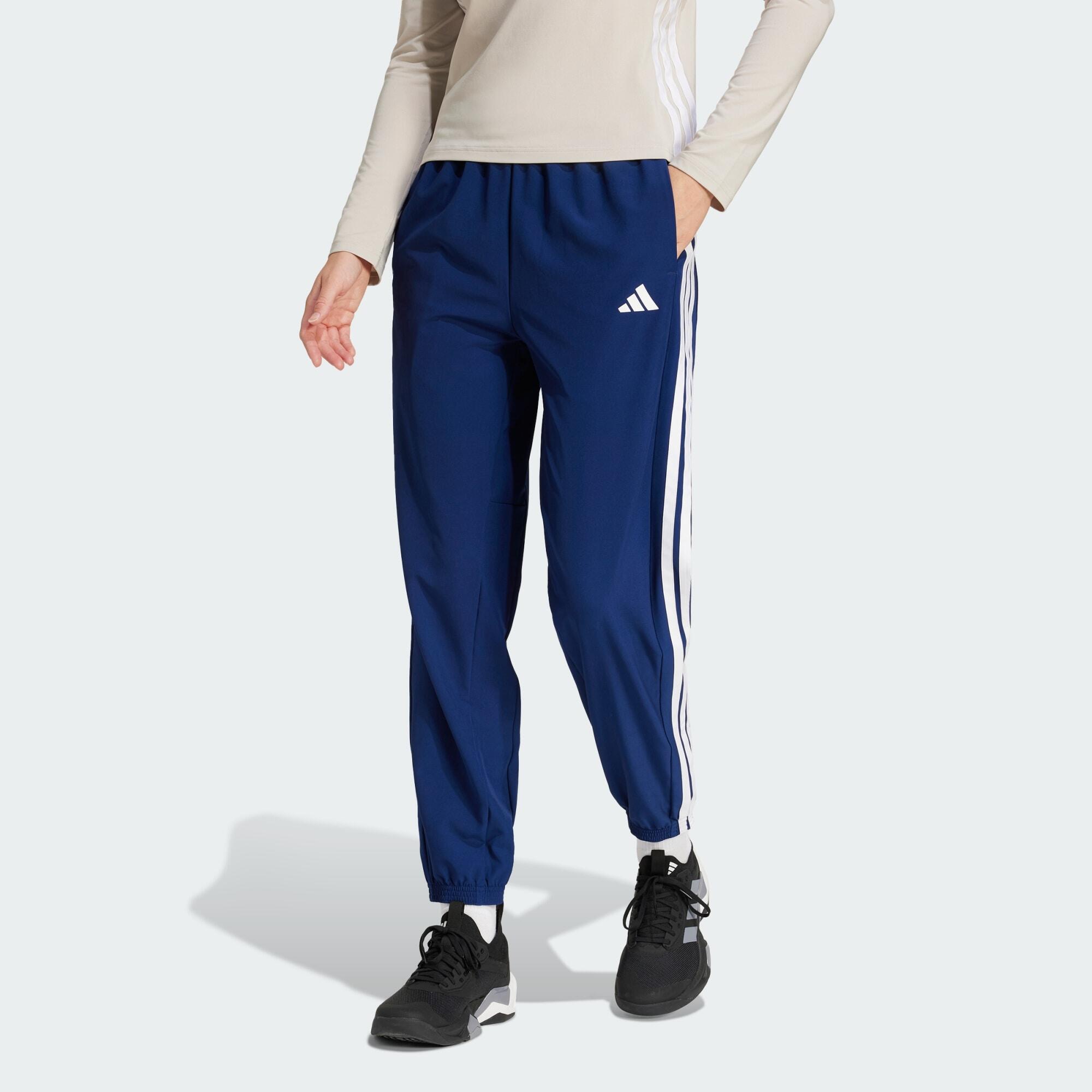 ADIDAS Kalhoty Train Essentials 3-Stripes Woven