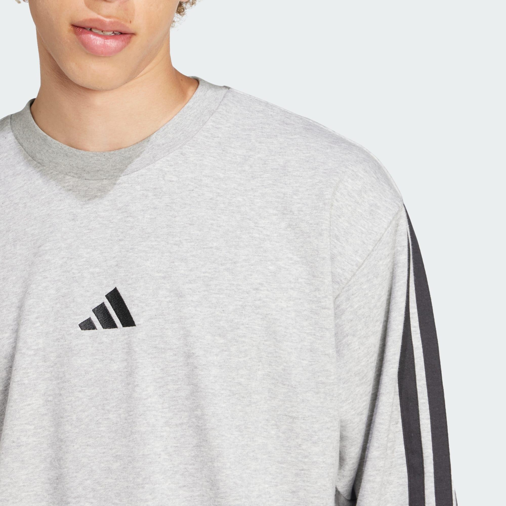 Sweat-shirt French terry 3 bandes Essentials 5/6