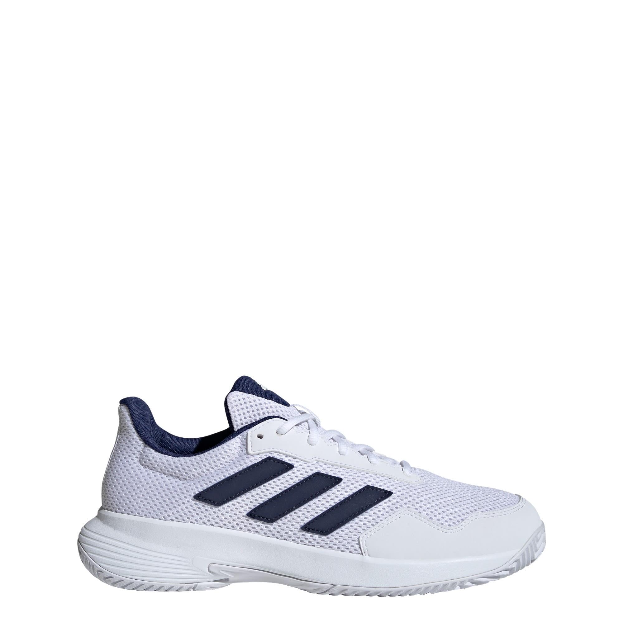 Adidas - Chaussure De Tennis Court Spec 2 - Chaussures De Sport - Blanc|bleu - 38 2/3 - Decathlon