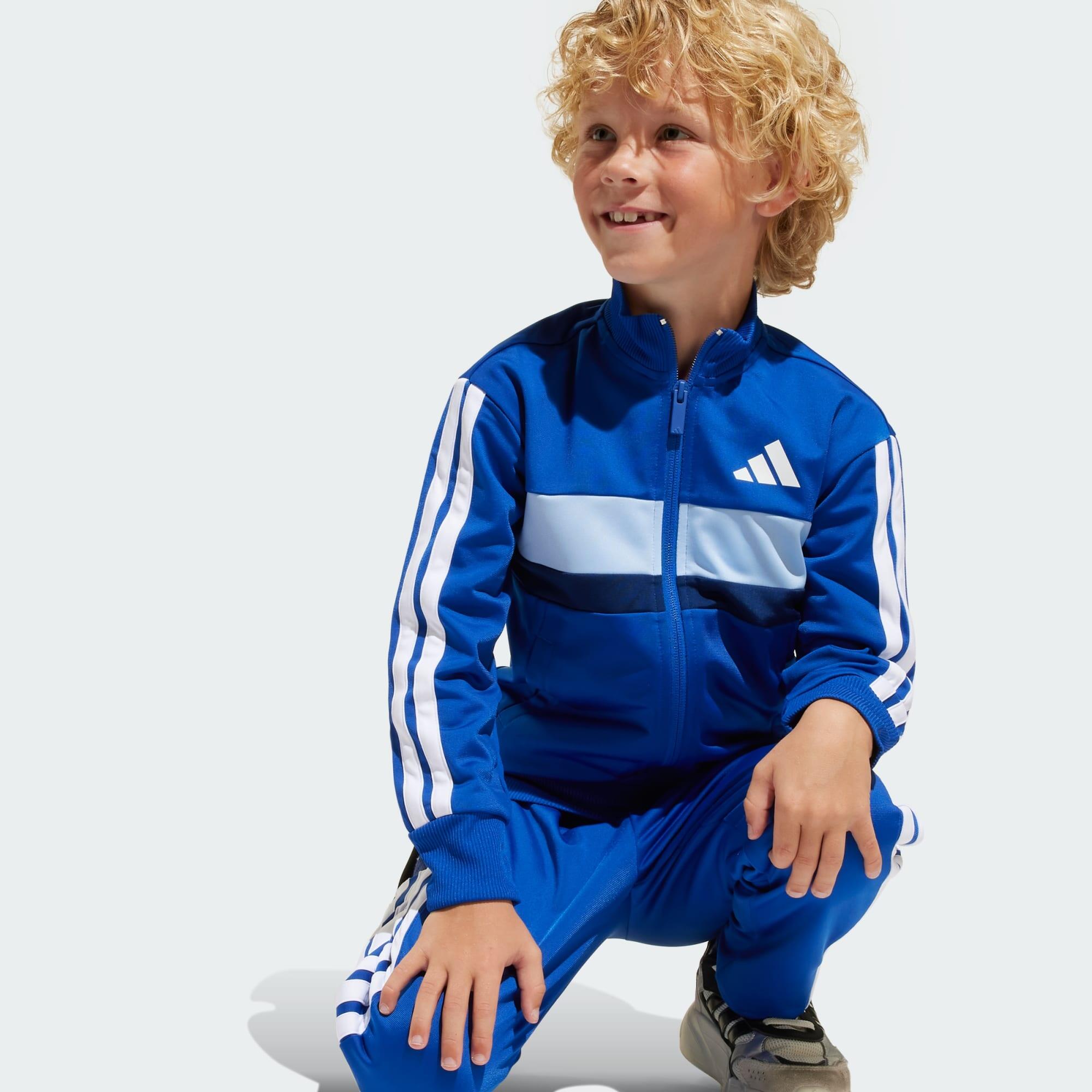 Seasonal Essentials Tiberio 3-Stripes Tricot Trainingspak Kids 6/7