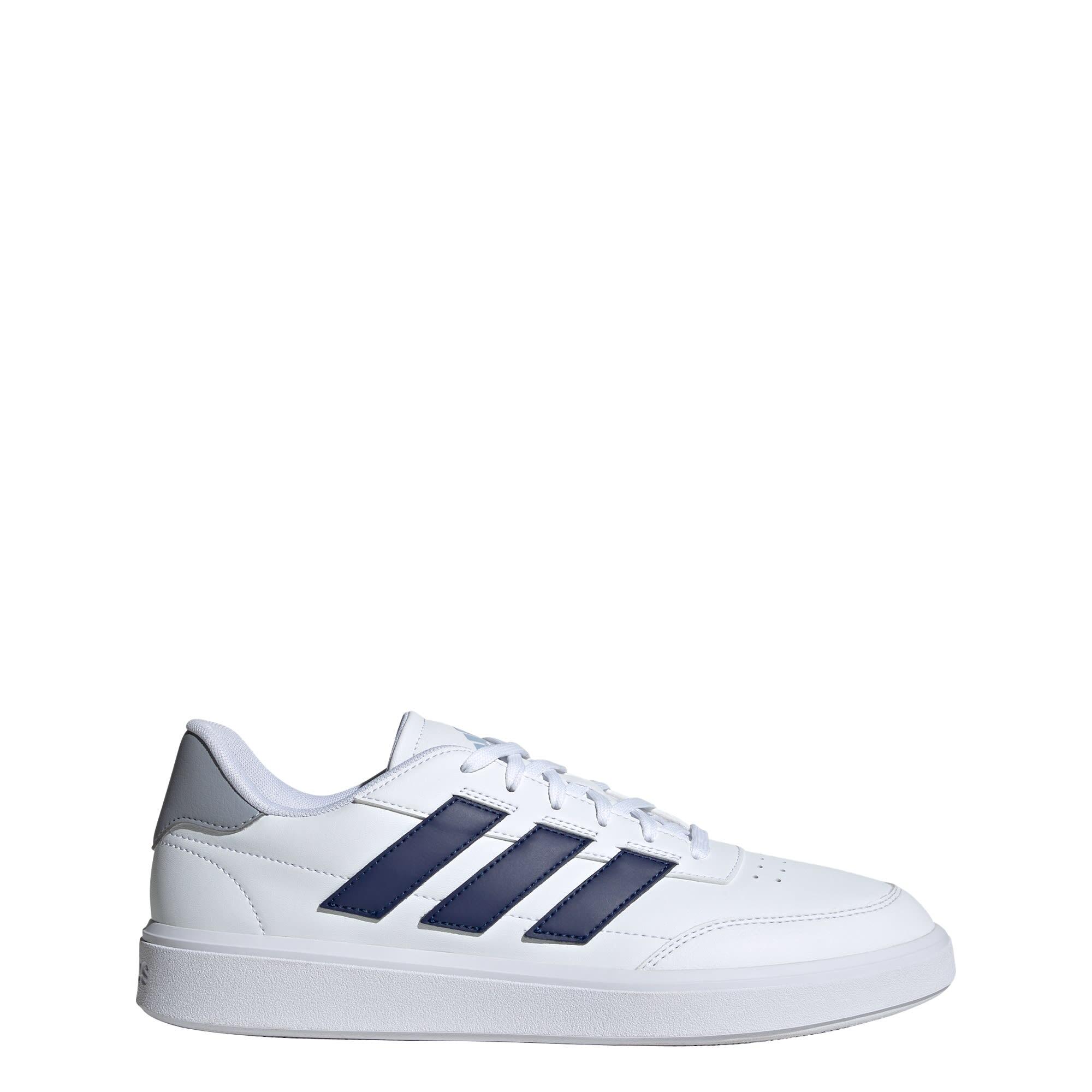 Adidas - Chaussure Courtblock - Chaussures De Sport - Blanc|bleu|gris - 45 - Decathlon