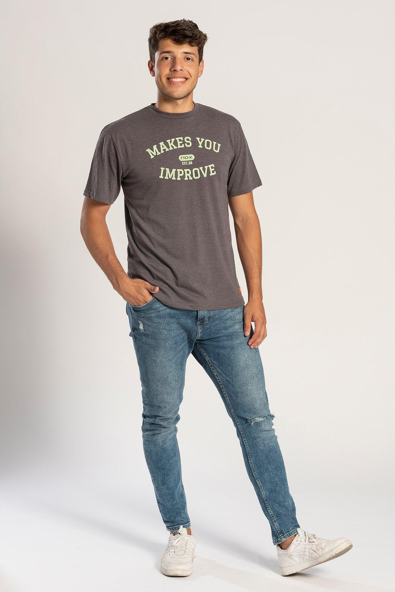T-shirt Basic Nox Con Lettere 2/5