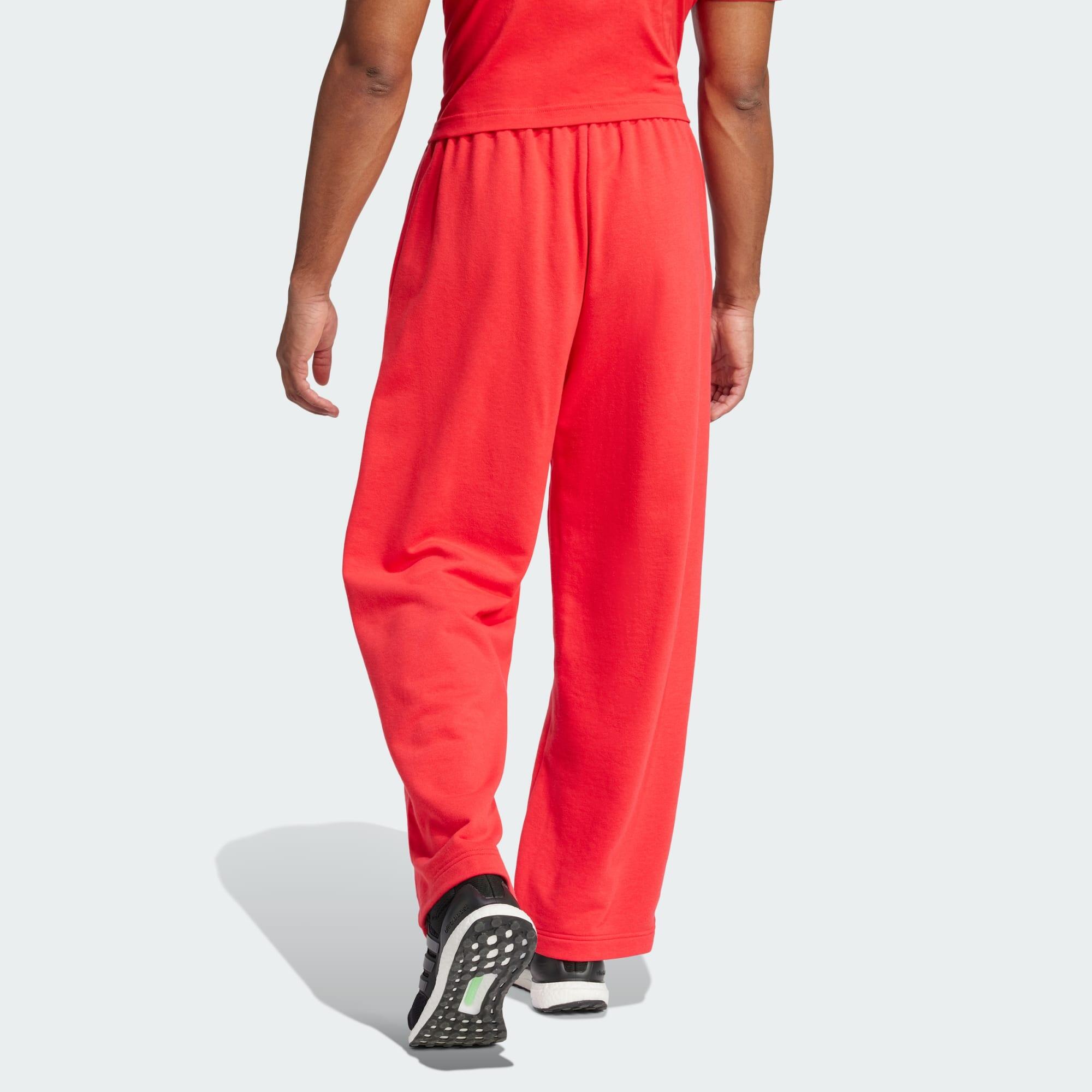 Essentials Wide Leg 3 Bar Logo Broek 3/5