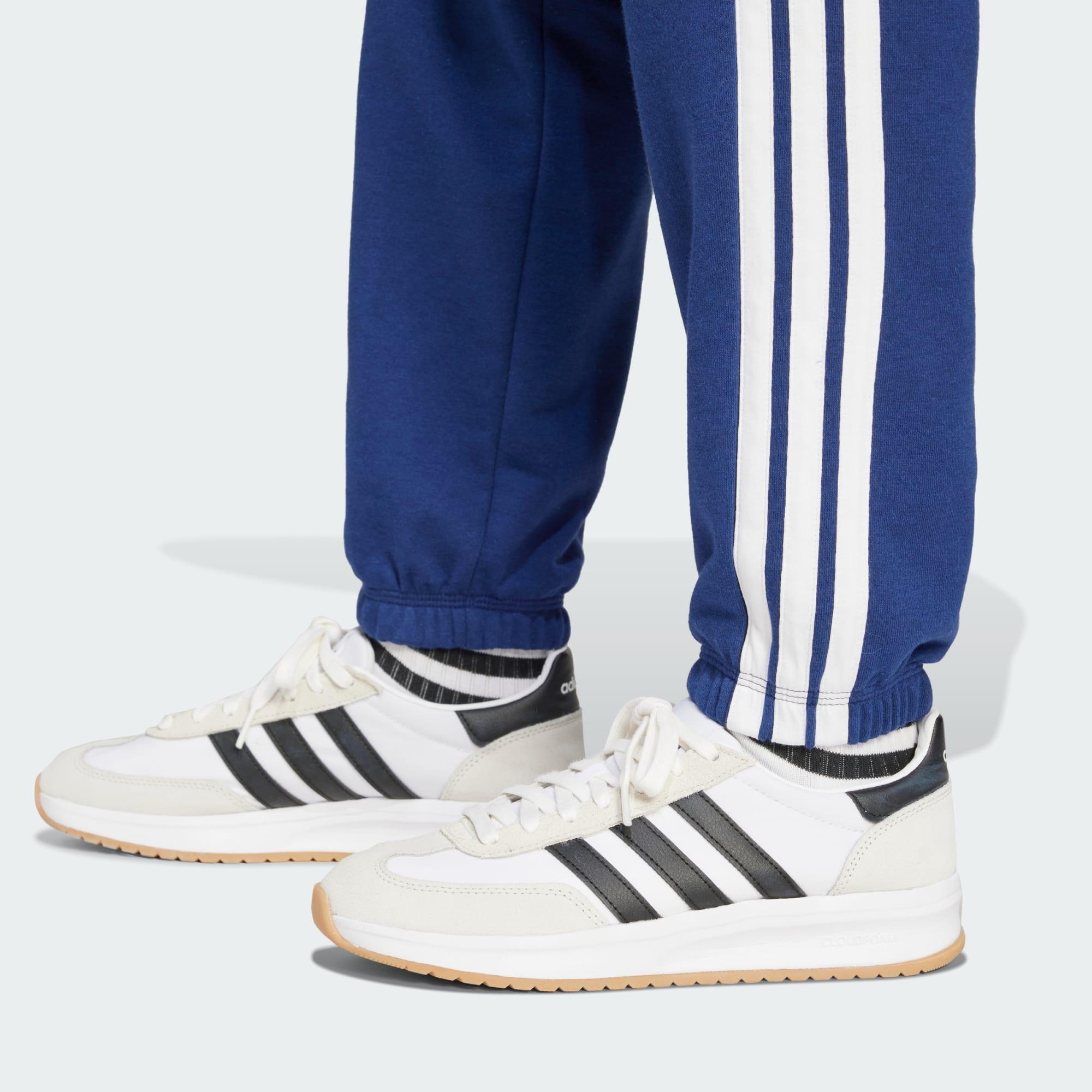 Pantalon à revers French terry 3 bandes Essentials 5/5