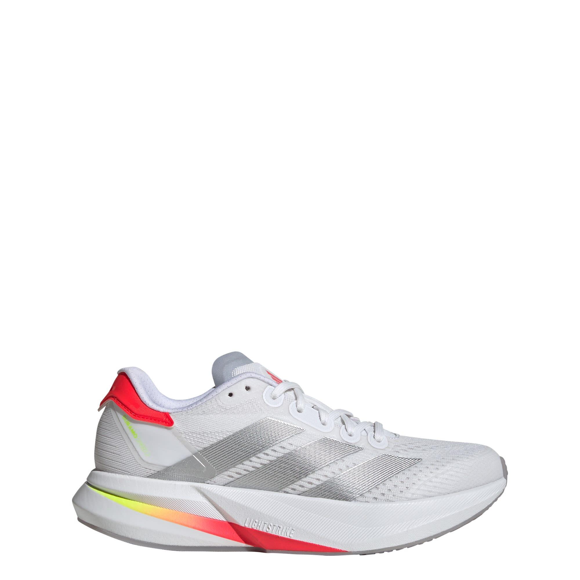 Adidas - Chaussure De Running Duramo Speed 2 - Chaussures De Sport - Blanc|gris|rouge - 40 - Decathlon