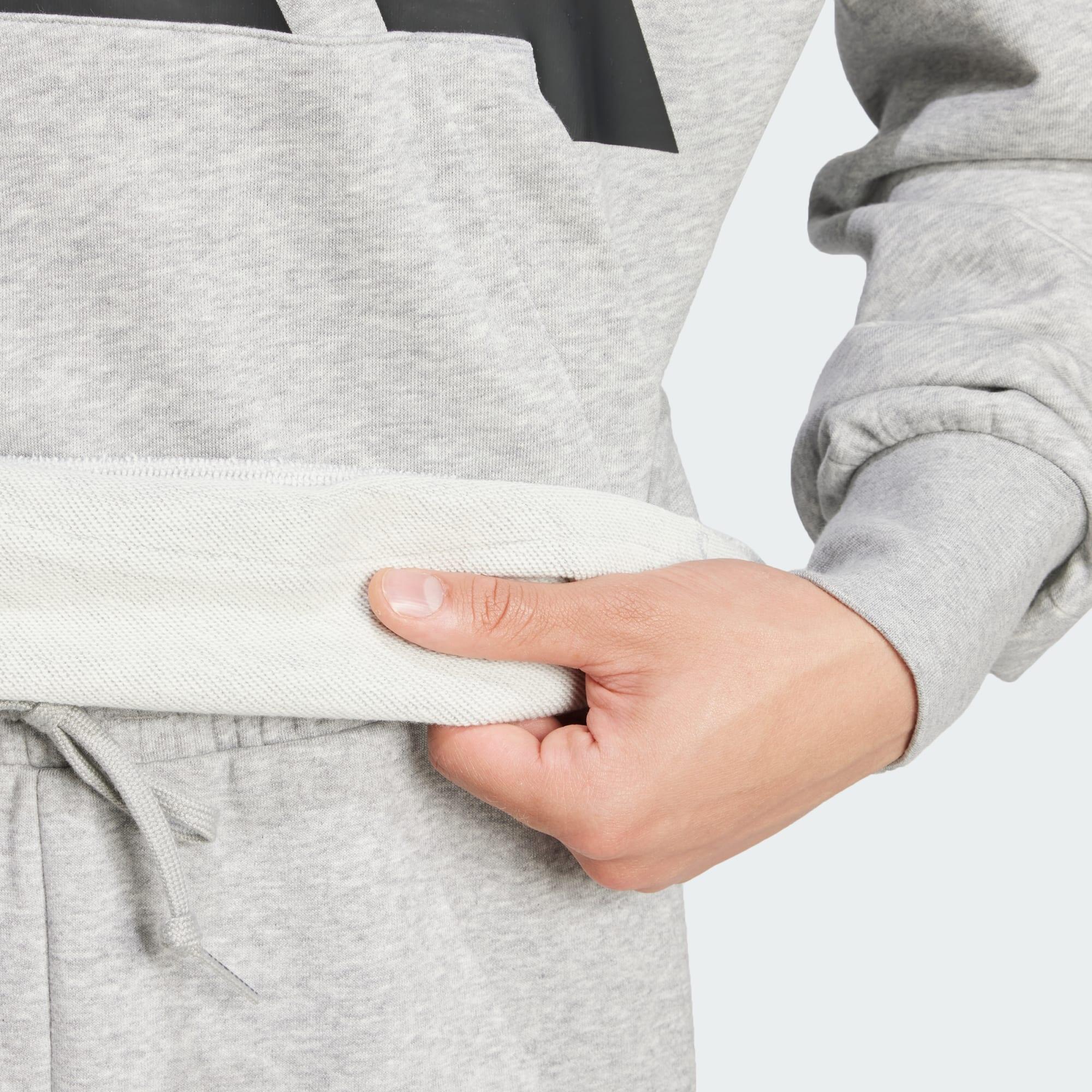 Sweat-shirt à capuche French terry grand logo Essentials 5/6
