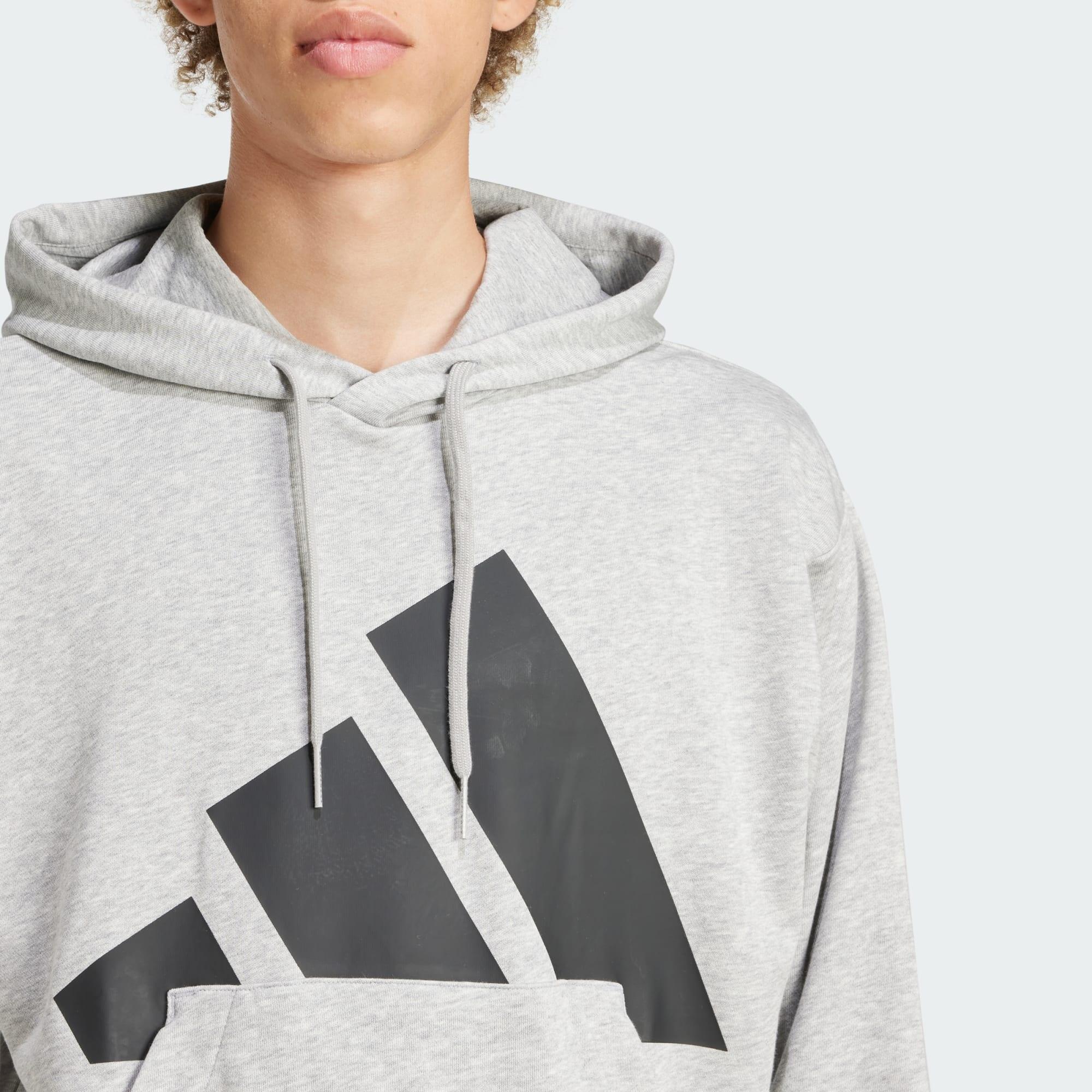Sweat-shirt à capuche French terry grand logo Essentials 4/6